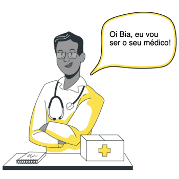 Bia encontra o médico ideal em poucos cliques